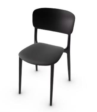 Sedia Calligaris Liberty Nero