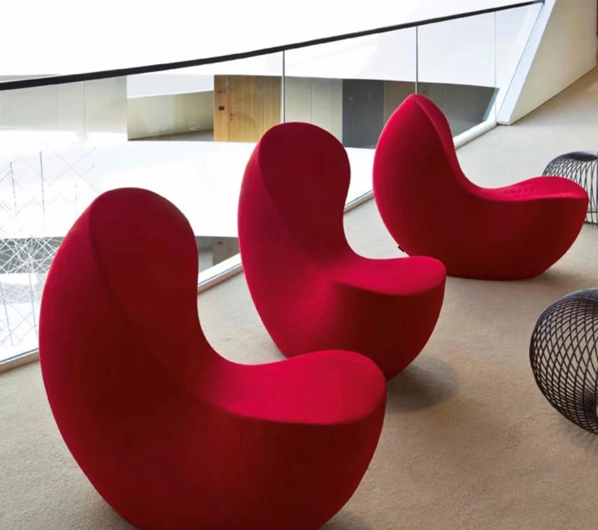 Poltrona di Design LaCividina Nautille Rosso